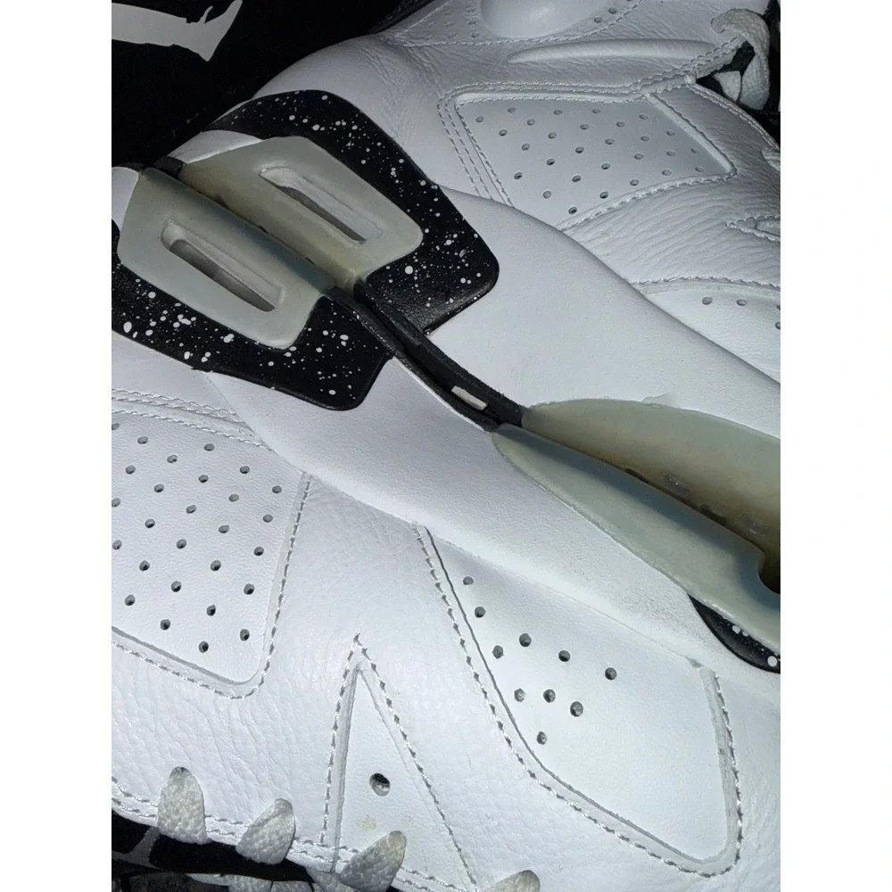 Nike Air‎ Jordan 6 Retro Olympic White Black Speckled CT8529-112 Mens Size 10